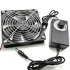 Ventilador de resfriamento silencioso ajustável 220V de 12CM para estação de solda, ventilador de exaustão de gabinete, ventilação para caixa de pet suculenta DIY