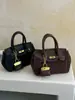 Bolsa Birkin de camurça melange com patchwork para mulheres, novo modelo outono 2026, bolsa de mão com fecho de fecho, bolsa de ombro e transversal de alta qualidade