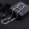 Collar Cruz Oscura Transfronterizo Europeo y Americano para Hombres, Pulsera Estilo Punk, Cadena para Clavícula de Moda con Personalidad Hip-Hop, Cadena para Suéter