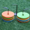 Disco Marcador Plano, Disco Marcador Redondo, Disco Marcador para Entrenamiento de Fútbol, Disco Obstáculo de Entrenamiento, Tapete Marcador Plano