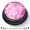 Venta caliente transfronteriza fluorescente 2*3 rectangular traje de joyería para uñas brillo polvo brillo material gel esmalte de uñas