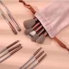 Conjunto de Pincéis de Maquiagem Beauty com Cerdas Macias, 13 Peças para Blush, Sombra, Corretivo e Base