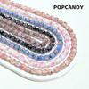 [Rose Manor] Pulsera de cuentas esmaltadas, hecha a mano, joyería DIY, flores de cuentas, polvo brillante, superficie cortada, cuentas de ábaco