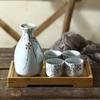 Juego de vino de cerámica creativo Jingdezhen, juego de ollas colgantes, juego de vino, licor, copa de vino, dispensador de vino, decoración sencilla