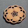 Tapete redondo de bambú con aislamiento térmico antiescaldamiento para taza de té, juego de té japonés Kung Fu zen, accesorios para juego de té, juego de portavasos