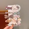 2025 Nuevo Otoño e Invierno Pasador Relleno Pasador Gato Marrón Accesorios para el Cabello de Niñas Pinza de Pato Tocado de Dibujos Animados para Bebé