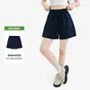 Pantalones Casuales de Verano Sueltos, Transpirables, de Secado Rápido, de Cintura Alta para Mujer, Shorts Finos Versátiles Adelgazantes