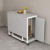 Combinação de Mesa de Jantar Dobrável Moderna Simples Mesa de Jantar para Apartamento Pequeno Removível Mesa de Jantar Mesa Retangular para Casa