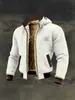 Chaqueta de Vuelo Nueva para Hombre Primavera/Otoño Chaqueta de Motociclista Cuello Alto Cremallera Chaqueta de Béisbol Chaqueta Cortavientos de Moda para Ciclismo