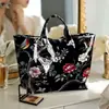 2026 Nuevo Sitio Independiente Transfronterizo Temu Bolso de Mano Impermeable PVC+Lona Portátil de Viaje Bolso de Hombro Bolso Tote