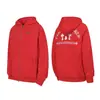 25 Nueva Sudadera con Capucha y Cremallera de Colores Cruzados Otoño e Invierno Chaqueta Sudadera Mismo Estilo para Hombres y Mujeres Chaqueta Casual