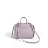 2026 Bolsa Simples Tendência Couro Genuíno de Alta Qualidade Bolsa Bowling Bolsa de Ombro Popular Nova Moda Bolsa Transversal