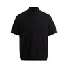 Camiseta Polo de Manga Corta con Cuello Solapa Estilo Italiano de Lujo Ligero Nanxia para Hombre, Estilo Old Money, Alargadora, Versátil, Marca de Moda