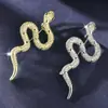Broche Personalizado en Forma de Serpiente, Broche de Diseño Nicho de Zirconia de Lujo Ligero para Mujer, Pin para Suéter y Traje, Unisex