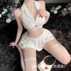 Lin Linting - Ropa interior sexy, uniforme de enfermera, juego de rol, tentación, puro deseo, talla grande, pasión, libre, 2663