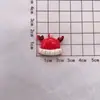 Serie Navideña Accesorios de Resina DIY Pegamento de Crema Funda para Teléfono Móvil Pasador Diadema Llavero Pendientes Accesorios Colgantes