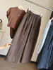 Pantalones de algodón lavado con estampado de corazón estilo coreano y japonés, de pierna ancha tipo globo para mujer, casual de otoño, holgados, versátiles, de pierna curva