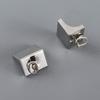 Trilho para cortina nano silencioso, acessórios de engenharia para trilho de cortina, trilho reto, montagem superior, trilho deslizante para cortina lateral, atacado