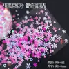Decoración DIY Navideña de Purpurina de Copo de Nieve Ultra Fina Arena Líquida con Purpurina Año Nuevo Navidad Nail Art Purpurina Venta al por Mayor en Cantidad