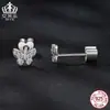 Pendientes de Mariposa Evelle Spring Shining de Moissanita Plata de Ley s925 Pendientes Joker para el Viaje Diario al Trabajo Venta al por Mayor para Mujeres