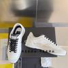 [Fábrica de Guangzhou] Zapatillas de Entrenamiento con Estilo Tweed Panda para Niñas, Combinación de Colores Blanco y Negro, Zapatos Deportivos Casuales de Cuero Genuino, Zapatos de Moda para Mujer