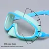 Gafas de Natación para Niños, Marco Grande Nueva Máscara de Snorkel, Gafas de Natación, Gafas de Natación con Protección Nasal para Adultos de Amazon Europeo y Americano