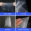 En Stock, Varias Especificaciones, Material Nuevo, Bolsas Planas de Polietileno de Alta Presión, Gruesas, a Prueba de Polvo, Impermeables, Bolsas Planas de Plástico para Almacenamiento y Empaque