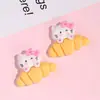 Accesorios de Nube Arcoíris Tricolor de Resina para Diademas DIY, Accesorios Hechos a Mano, Fundas para Teléfono Móvil, Estuches de Papelería, Material Decorativo