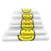 Bolsa de Plástico Gruesa con Cara Sonriente Bolsa para Empaque de Alimentos Bolsa para Empaque para Llevar Bolso tipo Chaleco Bolsa de Conveniencia para Compras Al Por Mayor
