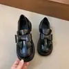 Mocassins Femininos de Solado Grosso 2026 Nova Primavera Slip-On Estilo Britânico Mary Jane Laço Sapatos JK