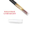 Punto al por mayor Pincel de labios con mango negro Mini pincel de labios de fibra Pincel para maquillaje de labios con cubierta protectora 7.3