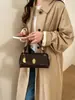 Bolso de Mano Brillante de Cuero Aceitado y Encerado, Bolso Cruzado, Bolso Versátil para Mujer para el Trabajo y los Viajes Diarios, Bolso de Mano de Lujo de Gama Alta