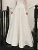Vestido de novia ligero estilo coreano con mangas largas de satén sin hombros, adecuado para fotografía de viajes al aire libre, ofrece una sensación de alta gama, ideal para compromiso y registro, vestido de noche estilizado, largo hasta el suelo