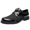 Sapatos Masculinos com Fivela Rotativa, Couro Genuíno, Pele de Vaca, Malha, Respirável, Superfície de Malha Fina, Sapatos Casuais Masculinos de Malha Macia para Negócios, Estilo Coreano