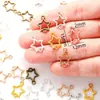 Estrella geométrica estrella de cinco puntas Accesorios de joyería DIY Pulsera Llavero Colgante decorativo Colgante L343
