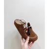 Sapatos Birkenstock Retro Guyun Verão e Outono Sapatos Canguru Chinelos de Dedo Fechado Meio Chinelos Preguiçosos para Exterior