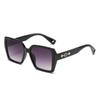 Óculos de Sol Retrô de Armação Grande Transfronteiriços para Mulheres, Óculos de Sol de Moda Personalizados, Óculos Anti-UV, Itens da Moda Quentes no Atacado