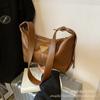 Bolsa Grande de Ombro da Moda Tendência para Mulheres Inverno 2026 Nova Simples Casual Grande Capacidade Bolsa Quadrada Pequena para Trabalho e Deslocamento