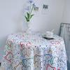 Toalha de mesa tecido on-line celebridade ins coração da menina livro toalha de mesa nórdica toalha de mesa retangular atacado