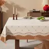 Mantel Estilo Retro Simple, No Lavable, Impermeable, Resistente al Aceite, Resistente al Calor, Nuevo Modelo 2026, Lujo Sencillo, Sensación de Alta Gama, Mantel para Mesa de Café