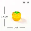 Paisaje Miniatura Verduras y Frutas Artificiales Juguetes de Comida DIY Adornos de Decoración Accesorios de Bolsa Sorpresa Escritorio Fruta Artificial Resina