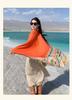 Chal grande de viaje para mujer, tipo cachemira, bufanda de doble cara, capa con patrón geométrico, borla, manta para habitación con aire acondicionado, verano