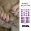 Zhengxiang Verão Novo Pó de Cebola Gradiente Adesivos para Unhas do Pé Adesivos para Unhas do Pé de Praia de Menina Explosões Transfronteiriças Adesivos de Manicure