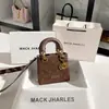 Dropshipping Bolsa Vintage em Relevo Nicho Lady Diana Outono e Inverno 2026 Novo Estilo Bolsa de Mão de Escritório de Alta Qualidade Atacado