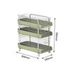 Cozinha Gap Armazenamento Rack Piso Multi-camada Ultra-estreito 18cm Carrinho Geladeira Gap Rack Parede 20cm Rack Side Storage Rack