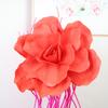 Flor artificial nueva rosa plana de PE decoración de espacio colgante boda fiesta escena diseño modelado Rosa