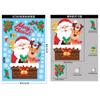 2024 Nuevo Adhesivo Decorativo de Copo de Nieve Navideño Papá Noel Alce Muñeco de Nieve Adhesivo Electrostático Feliz Navidad Adhesivo para Ventana