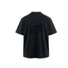 Camiseta de Manga Curta Blackeden com Flocagem Frente e Verso, Estampa Original Tendência Nacional Graffiti Americano para Homens e Mulheres, Tops de Casal Verão