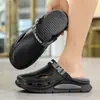 Novas Sandálias Casuais Slip-On de Verão para Homens, Adequadas para Uso Interno e Externo, Perfeitas para Dirigir