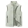 Chaleco de Malla de Secado Rápido con Cuello Alto para Hombre 2026 Verano Nuevo Chaleco de Trabajo al Aire Libre Chaleco Casual Ligero de Negocios